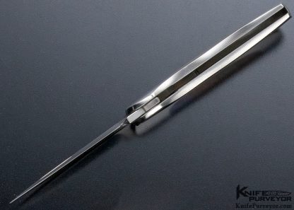 Warren Osborne Custom Knife Paua Shell Interframe Mini Lockback - Image 7