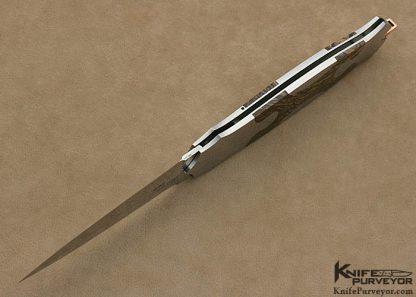 Warren Osborne Custom Knife Biggs Jasper Semi-Interframe Trapdoor Release Lockback - Image 6