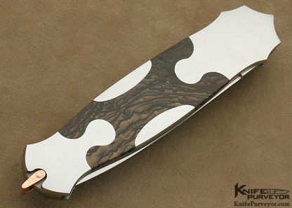 Warren Osborne Custom Knife Biggs Jasper Semi-Interframe Trapdoor Release Lockback - Image 3