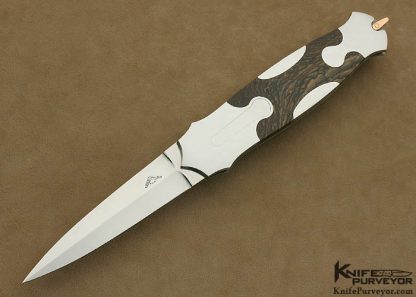 Warren Osborne Custom Knife Biggs Jasper Semi-Interframe Trapdoor Release Lockback