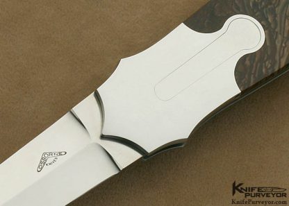 Warren Osborne Custom Knife Biggs Jasper Semi-Interframe Trapdoor Release Lockback - Image 2