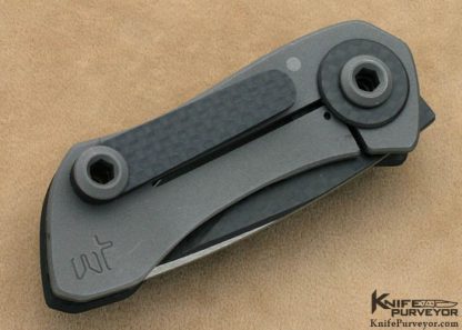 Warren Thomas Custom Knife Carbon Fiber & Titanium Model 22 Frame Lock - Image 3