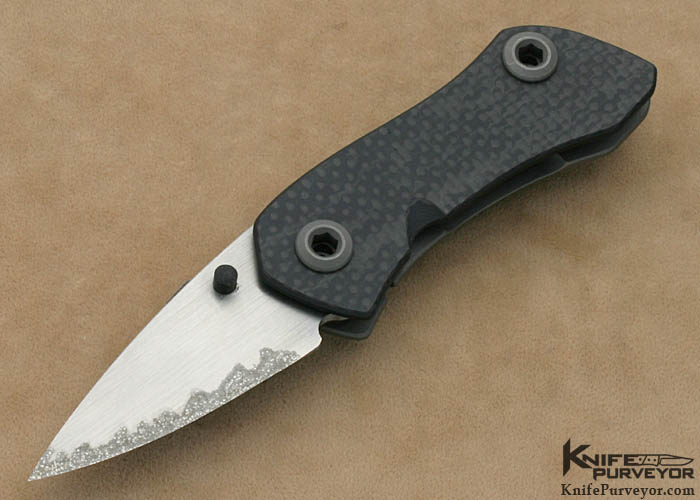 Warren Thomas Custom Knives titanium/Carbon Fiber friction