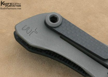 Warren Thomas Custom Knife Carbon Fiber & Titanium Model 22 Frame Lock - Image 7