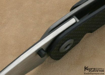 Warren Thomas Custom Knife Carbon Fiber & Titanium Model 22 Frame Lock - Image 5