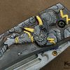 Glen Waters Custom Knives Carved Kokoro Linerlock - Image 5