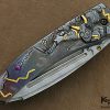 Glen Waters Custom Knives Carved Kokoro Linerlock - Image 4