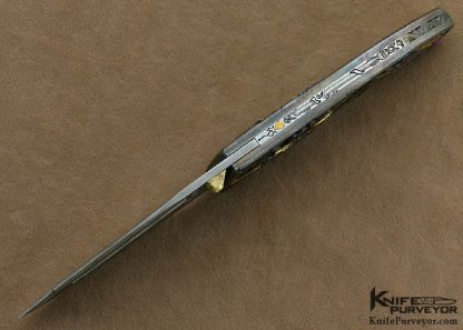 Glen Waters Custom Knives Carved Kokoro Linerlock - Image 6