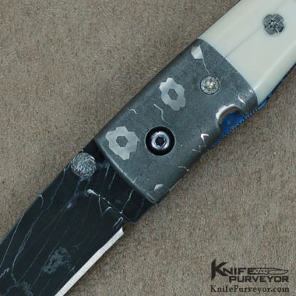 Wayne Whittaker Custom Knife Damascus  Linerlock - Image 2