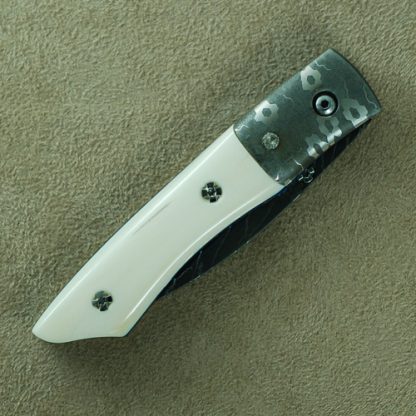 Wayne Whittaker Custom Knife Damascus  Linerlock - Image 3