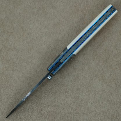 Wayne Whittaker Custom Knife Damascus  Linerlock - Image 4