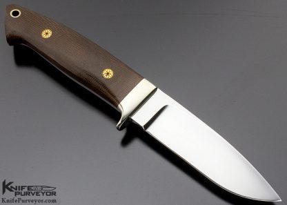 WC Davis Custom Knife Micarta Drop Point - Image 3