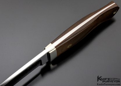 WC Davis Custom Knife Micarta Drop Point - Image 4