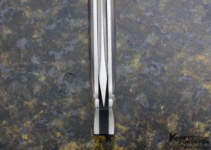 W.D Pease Custom Knife Brownlip Pearl Lockback - Image 7