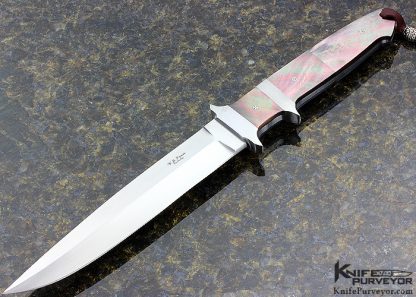 WD Pease Custom Knife Sub Hilt with Tahitian Black Lip Pearl