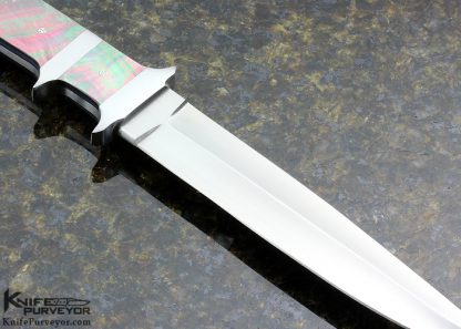 WD Pease Custom Knife Sub Hilt with Tahitian Black Lip Pearl - Image 4