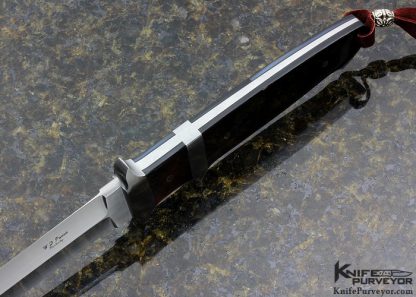 WD Pease Custom Knife Sub Hilt with Tahitian Black Lip Pearl - Image 5