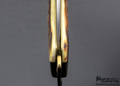 Weaver Custom Knife Stag Auto - Image 6