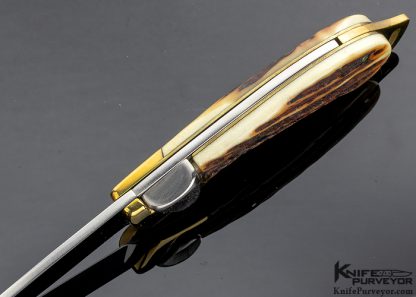 Weaver Custom Knife Stag Auto - Image 4