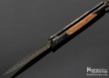 William Henry Custom Knife B30 Gentac Ranchero Damascus and Box Elder Burl Limited Edition 18 of 50 - Image 7