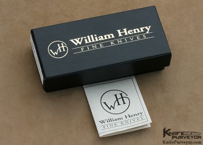 William Henry Custom Knife Mother of Pearl T09-P Linerlock - Image 9