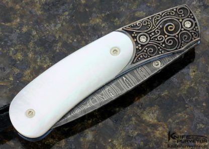 William Henry Custom Knife Limited Edition 77/100 Mother of Pearl - Image 3