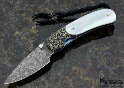 William Henry Custom Knife Limited Edition 77/100 Mother of Pearl