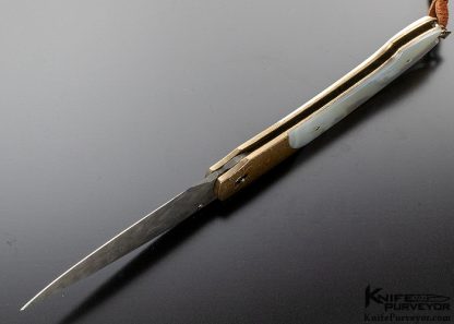 William Henry Custom Knife  B15 Meridian Mokume and Mother of Pearl - Image 7