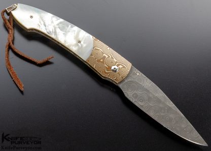 William Henry Custom Knife  B15 Meridian Mokume and Mother of Pearl - Image 3