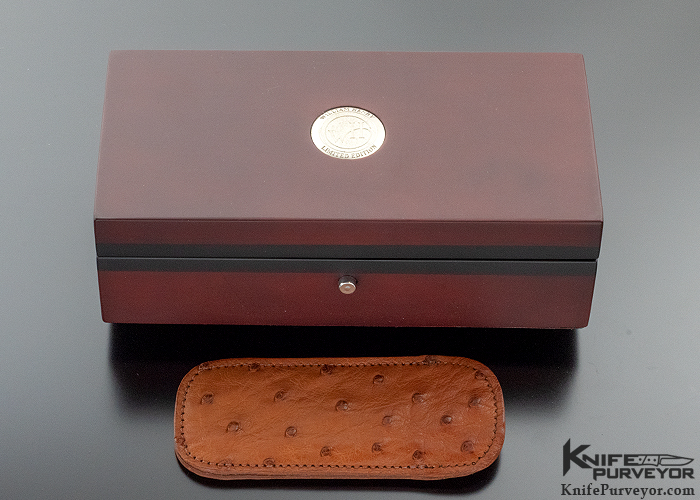 William Henry Custom Knife B06 2009 One of a Kind Ventana Brown Lip Pearl and Koftgari - Image 10