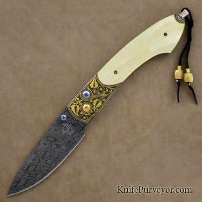 William Henry Custom Knife Collectors #030718 Buttonlock