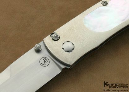 William Henry Custom Knife Icon Mother of Pearl Double Interframe Limited Edition Matt-Lock Folder - Image 2