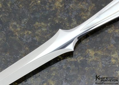 Wolfgang Loerchner Custom Knife Mother of Pearl Integral Dagger - Image 2