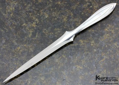 Wolfgang Loerchner Custom Knife Mother of Pearl Integral Dagger