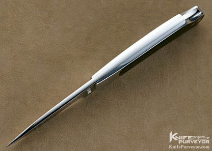 Timothy Wright Custom Knives Aluminum & Desert Ironwood Interframe Lockback - Image 4