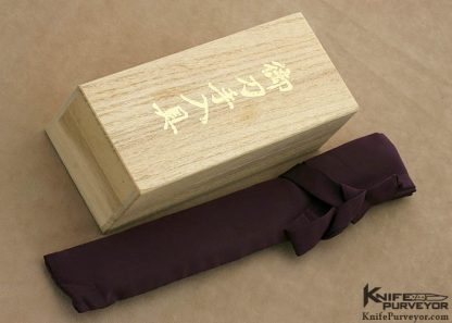 Yoshindo Yoshihara Custom Knife 2003 AKI Japanese Tanto with Hamon - Image 6