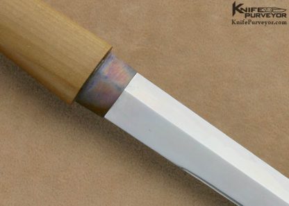Yoshindo Yoshihara Custom Knife 2003 AKI Japanese Tanto with Hamon - Image 4