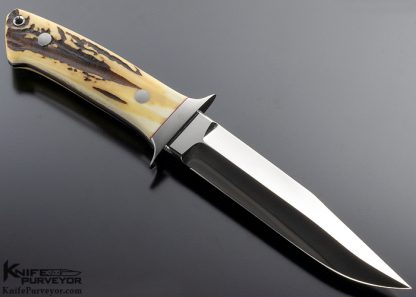 Zac Buchanan Custom Knife Dixon Fighter Stag - Image 3