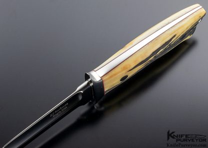 Zac Buchanan Custom Knife Dixon Fighter Stag - Image 5