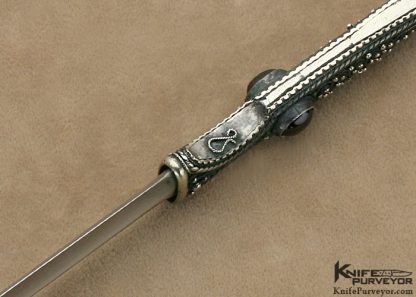 Zaza Revishvili Custom Knife Filigree Desk Dagger - Image 7
