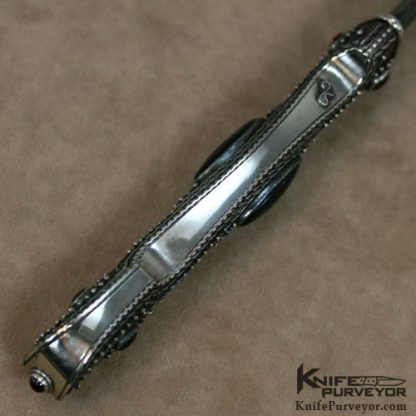 Zaza Revishvili Custom Knife Filigree & Damascus Art Dagger - Image 7